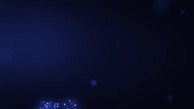 蓝色雪花视频素材圣诞节视频背景视频的预览图